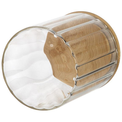 Банка из рельефного стекла Leonord 'AROMA RIVIERA' 450мл MALLONY 108278-6