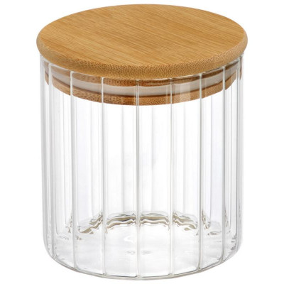 Банка из рельефного стекла Leonord 'AROMA RIVIERA' 600мл MALLONY 108279