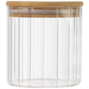 Банка из рельефного стекла Leonord 'AROMA RIVIERA' 600мл MALLONY 108279-2