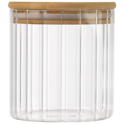 Банка из рельефного стекла Leonord 'AROMA RIVIERA' 600мл MALLONY 108279-2