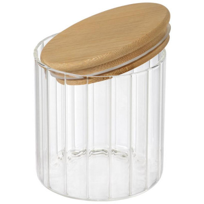 Банка из рельефного стекла Leonord 'AROMA RIVIERA' 600мл MALLONY 108279-3