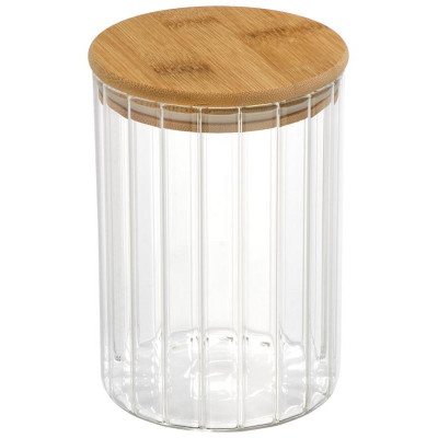 Банка из рельефного стекла Leonord AROMA RIVIERA 1000мл MALLONY 108280