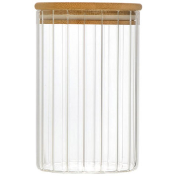 Банка из рельефного стекла Leonord AROMA RIVIERA 1000мл MALLONY 108280-2