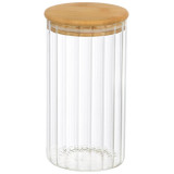 Банка из рельефного стекла Leonord AROMA RIVIERA 1300мл MALLONY 108281