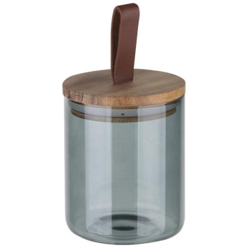 Банка стеклянная 0.45л для сыпучих продуктов Leonord ALBERO DI MARMO с крышкой MALLONY 108282