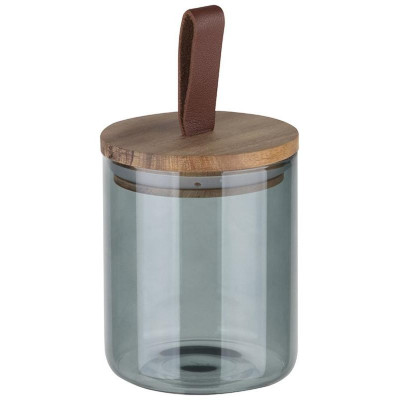 Банка стеклянная 0.45л для сыпучих продуктов Leonord ALBERO DI MARMO с крышкой MALLONY 108282