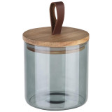 Банка стеклянная 0.6л для сыпучих продуктов Leonord ALBERO DI MARMO с крышкой MALLONY 108283