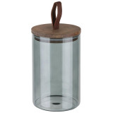 Банка стеклянная 1.0л для сыпучих продуктов Leonord ALBERO DI MARMO с крышкой MALLONY 108284