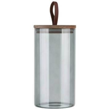 Банка стеклянная 1.3л для сыпучих продуктов Leonord ALBERO DI MARMO с крышкой MALLONY 108285-1