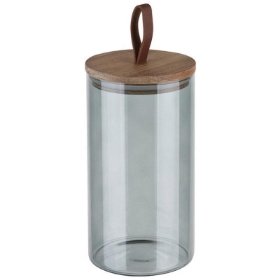 Банка стеклянная 1.3л для сыпучих продуктов Leonord ALBERO DI MARMO с крышкой MALLONY 108285