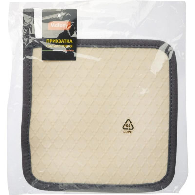 Прихватка силиконовая IDEA (силикон, хлопок) MALLONY 108302-3