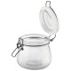 Банка из рельефного стекла 0.5л LA SCALA с бугельным замком MALLONY 108317