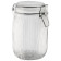 Банка из рельефного стекла 1.0л LA SCALA с бугельным замком MALLONY 108321