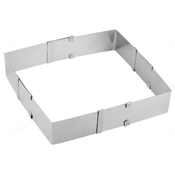 Форма для выпечки раздвижная MALLONY TORTA 108346 квадрат-2