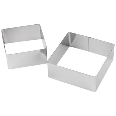 Набор форм для выпечки TORTA квадрат (2шт) MALLONY 108348