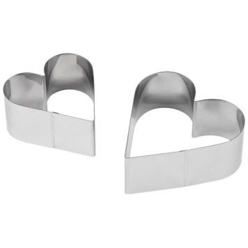 Набор форм для выпечки TORTA сердце (2шт) MALLONY 108349