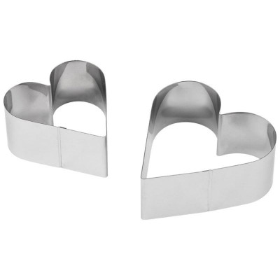 Набор форм для выпечки TORTA сердце (2шт) MALLONY 108349