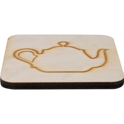 Набор подставок п/горячее Mallony Чаепитие 108762-2