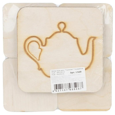 Набор подставок п/горячее Mallony Чаепитие 108762-5