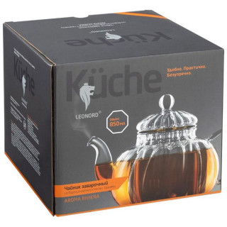 Чайник заварочный Leonord AROMA RIVIERA 850мл из боросиликатного стекла MALLONY 108963-5