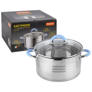 Кастрюля MELODIA (5.8л, с крышкой) MALLONY 109010