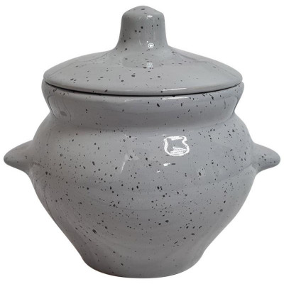 Горшок для жаркого 0.5л с ручками туман MALLONY 109524