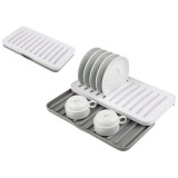 Сушилка для посуды IDEA 'Рыжий кот' складная MALLONY 109744