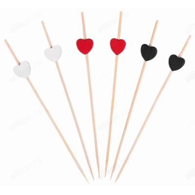 Шпажки для закусок Mallony Сердце 111257