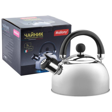 Чайник металлический со свистком DJA-3023 MALLONY 900055