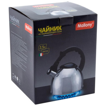 Чайник металлический со свистком MAL-042-C (2.5л) MALLONY 910087-5