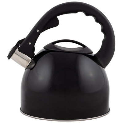 Чайник из нерж. стали MAL-042-N (2.5л, со свистком, черный) MALLONY 910088-2