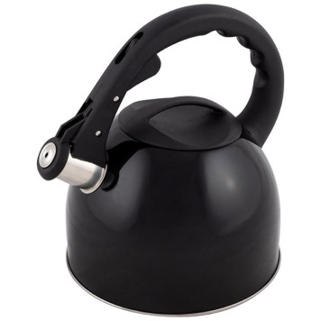 Чайник из нерж. стали MAL-042-N (2.5л, со свистком, черный) MALLONY 910088-3