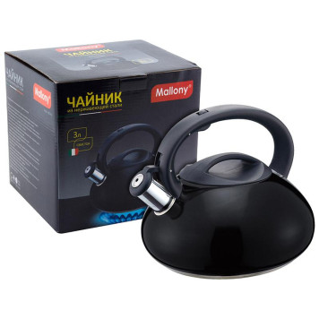 Чайник металлический со свистком MAL-105-N MALLONY 910095