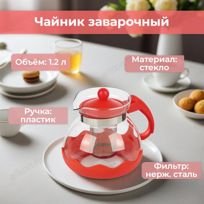 Чайник заварочный MALLONY Decotto 1500 910107