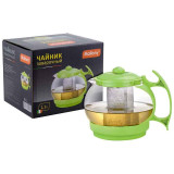 Чайник заварочный Decotto-1100 с пластиковой ручкой MALLONY 910113