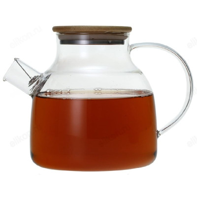 Чайник заварочный MALLONY Foresta di bambu 1,5л 910123 стекло/бамб.крыш-1