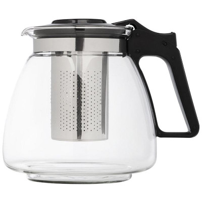 Чайник заварочный CLASSICA 1100мл из жаропрочного стекла с фильтром из нерж.стали MALLONY 910131-2