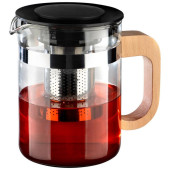 Чайник заварочный La Caffetteria 800мл стеклянный MALLONY 910133 Чайник заварочный La Caffetteria 800мл стеклянный MALLONY 910133
