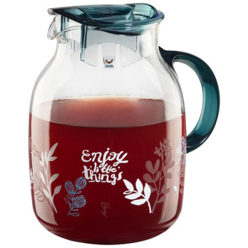 Кувшин La Caffetteria 2.0л из термостойкого стекла с крышкой MALLONY 910138-4