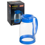 Кувшин Brocca-2400 из жаропрочного стекла с пластиковой ручкой MALLONY 910147