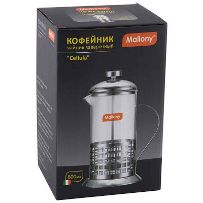 Чайник/кофейник (кофе-пресс) B511-600ML 'Cellula' MALLONY 950138-1