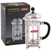 Чайник/кофейник (кофе-пресс) 'Классик' Т002-600ML MALLONY 950144 Чайник/кофейник (кофе-пресс) 'Классик' Т002-600ML MALLONY 950144