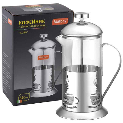 Чайник/кофейник (кофе-пресс) ALITO 350мл MALLONY 950149