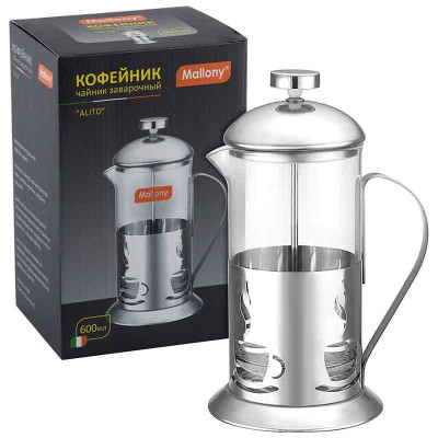 Чайник/кофейник (кофе-пресс) ALITO 600мл MALLONY 950150