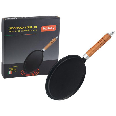 Сковорода блинная чугун MALLONY CP-23 (985039)