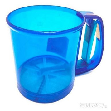 Сито-кружка для просеивания муки FORNATA, 15,5*10,5 см (пластик) MALLONY 985526