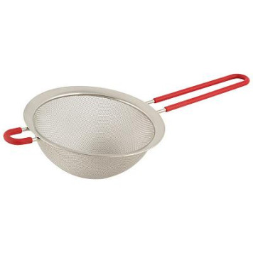 Сито-дуршлаг SETACСIO, 18 см (нерж. сталь, силикон.рукоятка) MALLONY 985528