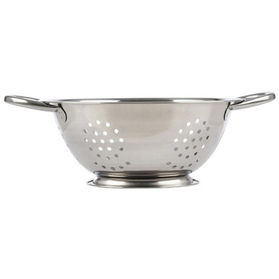 Дуршлаг CASUAL d22см нерж сталь с боковыми ручками на подставке MALLONY 985530-1