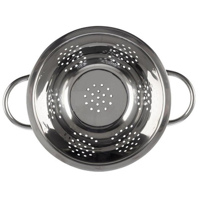 Дуршлаг CASUAL d22см нерж сталь с боковыми ручками на подставке MALLONY 985530-2