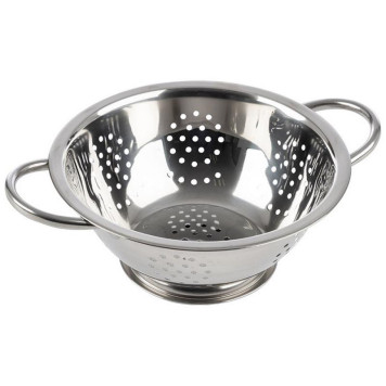 Дуршлаг CASUAL d22см нерж сталь с боковыми ручками на подставке MALLONY 985530